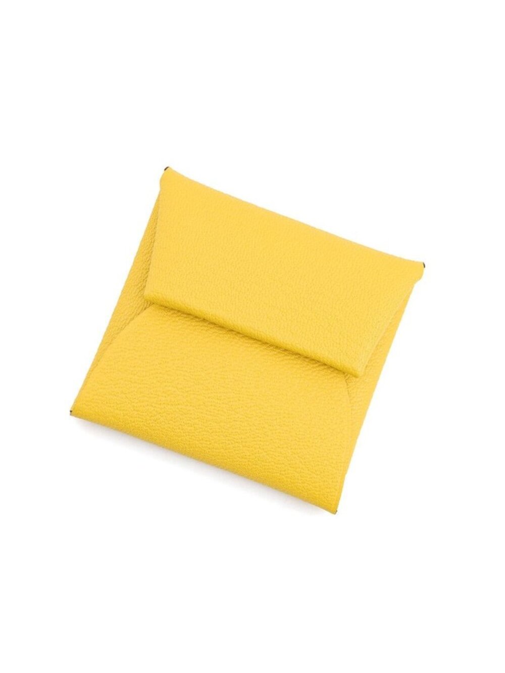 Hermes Coin Purse Bastia Jaune Naples Chevre Mysore